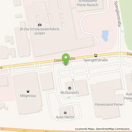 Standortübersicht der Tankstelle EWE Go GmbH in 31228 Peine