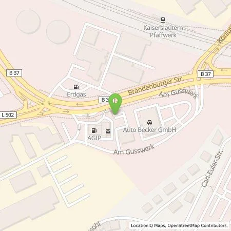 Standortübersicht der Tankstelle Ladestationen Südwest GmbH & Co. KG in 67663 Kaiserslautern