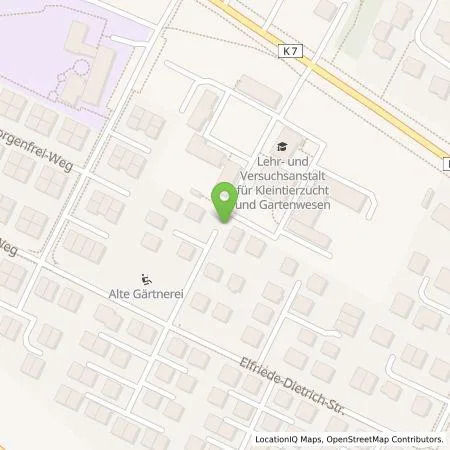 Standortübersicht der Tankstelle Ole Nissen in 24106 Kiel