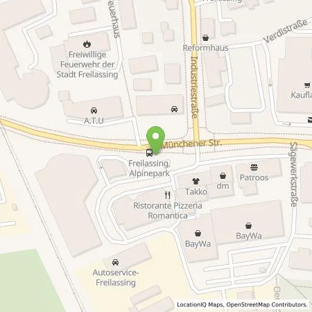 Standortübersicht der Tankstelle EWE Go GmbH in 83395 Freilassing