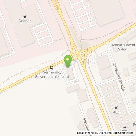 Standortübersicht der Tankstelle EWE Go GmbH in 82110 Germering