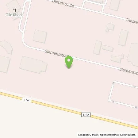 Standortübersicht der Tankstelle EWE Go GmbH in 26899 Rhede (Ems)