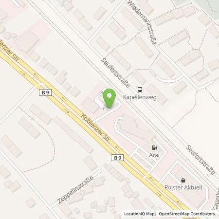 Standortübersicht der Tankstelle EWE Go GmbH in 53177 Bonn