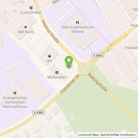 Standortübersicht der Tankstelle EWE Go GmbH in 14513 Teltow