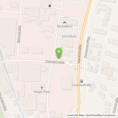 Standortübersicht der Tankstelle EWE Go GmbH in 72793 Pfullingen