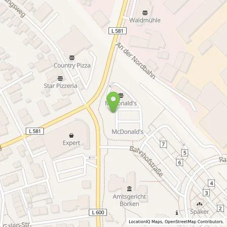 Standortübersicht der Tankstelle EWE Go GmbH in 46325 Borken