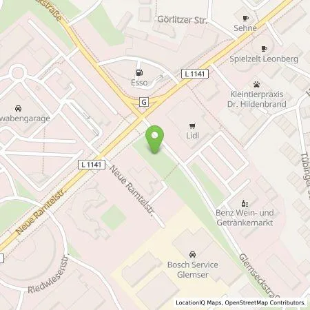 Standortübersicht der Tankstelle Tesla Germany GmbH in 71229 Leonberg