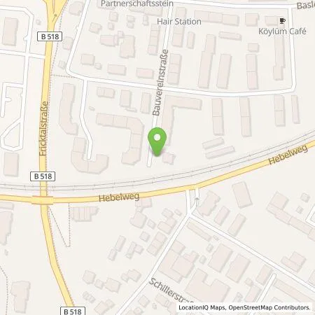 Standortübersicht der Tankstelle Stadtwerke Bad Säckingen GmbH in 79713 Bad Säckingen