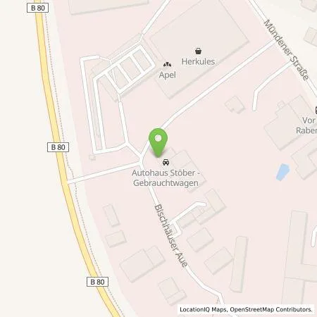 Standortübersicht der Tankstelle Glinicke Energie+Service GmbH in 37213 Witzenhausen