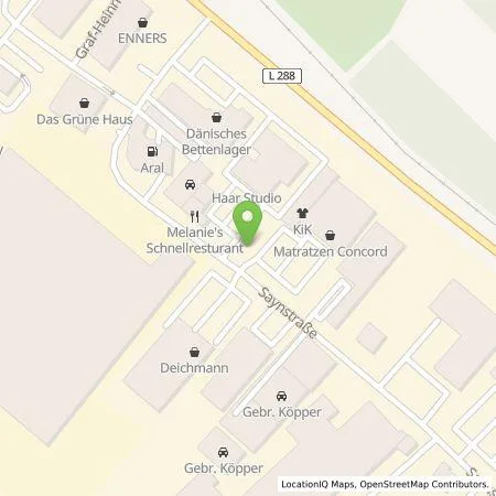 Standortübersicht der Tankstelle amperio GmbH in 57627 Hachenburg