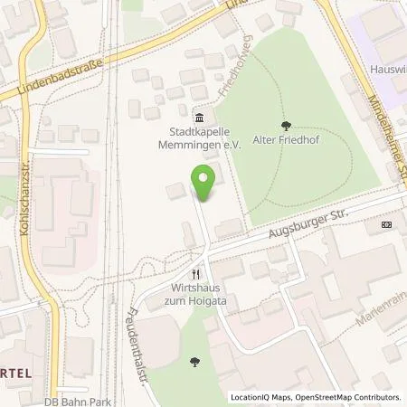 Standortübersicht der Tankstelle Präg Energiedienstleistungen GmbH & Co. KG in 87700 Memmingen