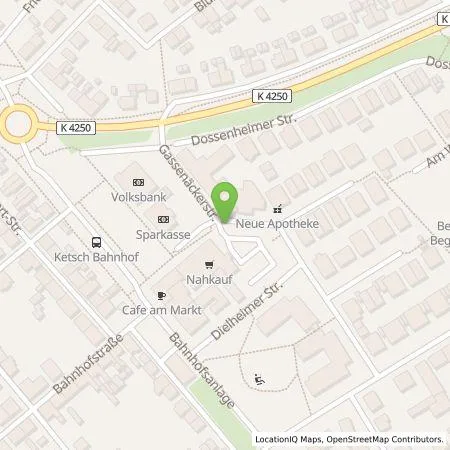 Standortübersicht der Tankstelle EnBW mobility+ AG und Co.KG in 68775 Ketsch