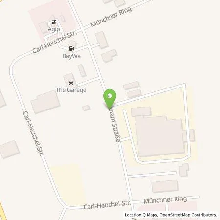 Standortübersicht der Tankstelle BayWa Mobility Solutions GmbH in 86720 Nördlingen