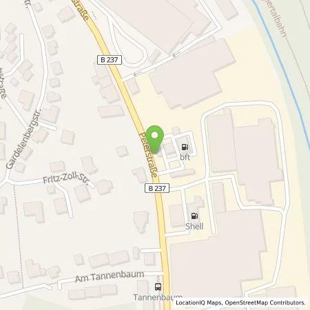 Standortübersicht der Tankstelle DS EMOVA GmbH in 42499 Hückeswagen