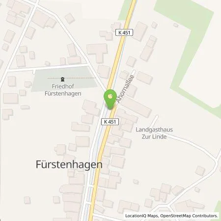 Standortübersicht der Tankstelle TankE GmbH in 37170 Uslar