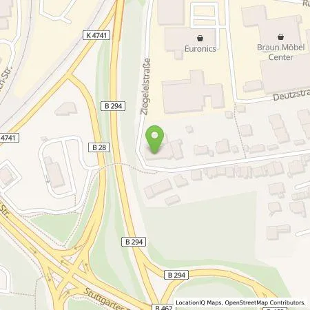 Standortübersicht der Tankstelle EnBW mobility+ AG und Co.KG in 72250 Freundenstadt