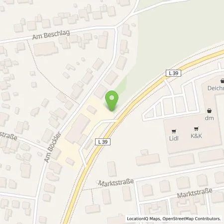 Standortübersicht der Tankstelle Westfalen AG in 48455 Bad Bentheim