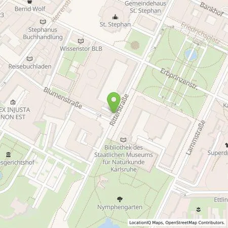 Standortübersicht der Tankstelle Parkraumgesellschaft Baden-Württemberg GmbH in 76137 Karlsruhe