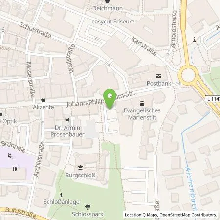 Standortübersicht der Tankstelle Parkraumgesellschaft Baden-Württemberg GmbH in 73614 Schorndorf