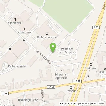 Standortübersicht der Tankstelle EWV Energie- und Wasser-Versorgung GmbH in 52477 Alsdorf