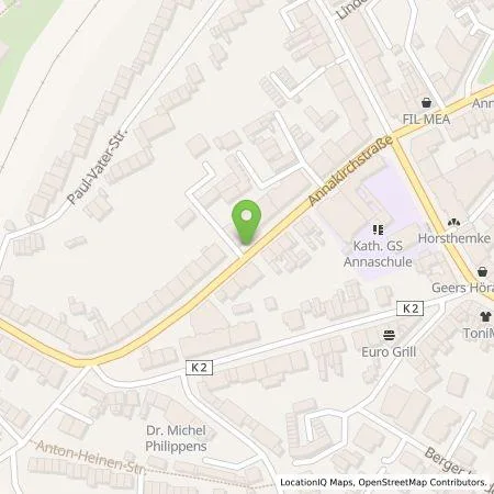 Standortübersicht der Tankstelle HOCHTIEF Ladepartner GmbH in 41063 Mönchengladbach