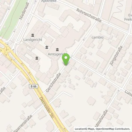 Standortübersicht der Tankstelle Stadtwerke Bielefeld GmbH in 33602 Bielefeld