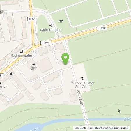 Standortübersicht der Tankstelle Stadtwerke Bielefeld GmbH in 33607 Bielefeld