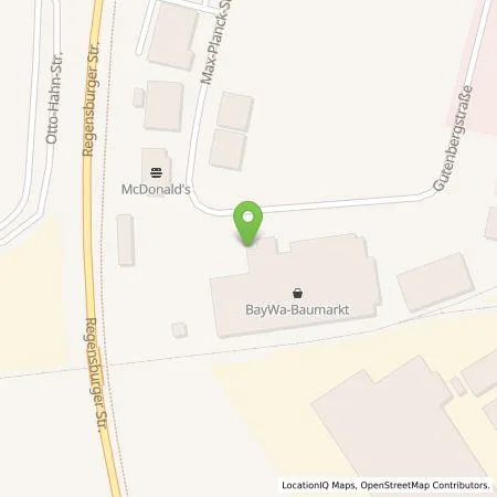 Standortübersicht der Tankstelle BayWa Mobility Solutions GmbH in 92421 Schwandorf