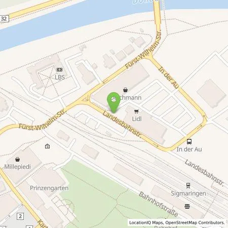 Standortübersicht der Tankstelle EnBW mobility+ AG und Co.KG in 72488 Sigmaringen