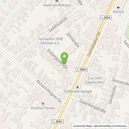 Standortübersicht der Tankstelle Comfortcharge GmbH in 64839 Münster (Hessen)