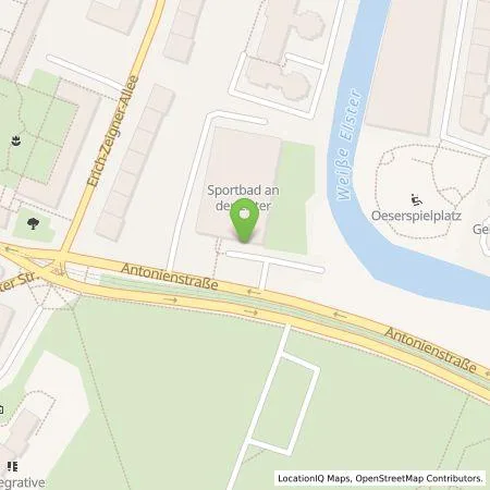 Standortübersicht der Tankstelle Stadtwerke Leipzig GmbH in 04229 Leipzig