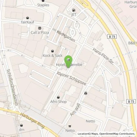 Standortübersicht der Tankstelle Hamburger Energiewerke Mobil GmbH in 21073 Hamburg