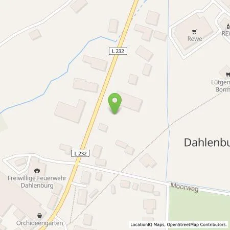 Standortübersicht der Tankstelle Comfortcharge GmbH in 21368 Dahlenburg