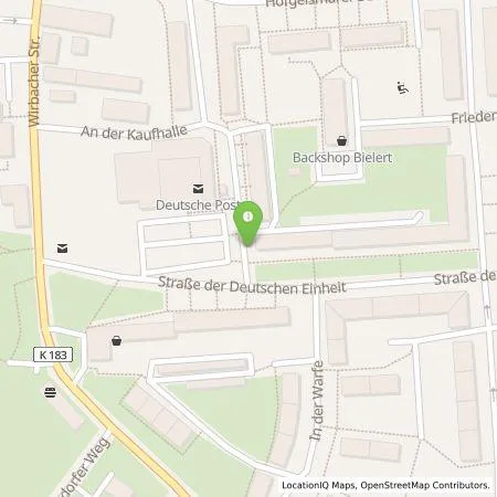 Standortübersicht der Tankstelle TEAG Mobil GmbH in 07422 Bad Blankenburg