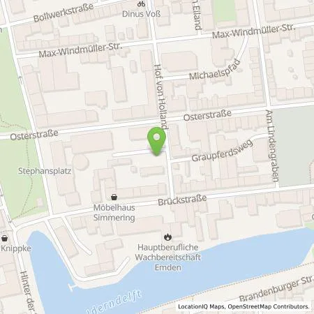 Standortübersicht der Tankstelle Comfortcharge GmbH in 26725 Emden
