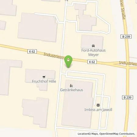 Standortübersicht der Tankstelle EWE Go HOCHTIEF Ladepartner GmbH & Co. KG in 32312 Lübbecke