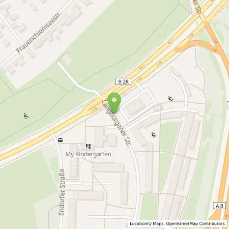 Standortübersicht der Tankstelle SWM Versorgungs GmbH in 81549 München