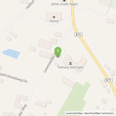 Standortübersicht der Tankstelle EWE Go GmbH in 27446 Selsingen