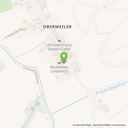 Standortübersicht der Tankstelle BAUMANNs LANDHAUS in 77770 Durbach