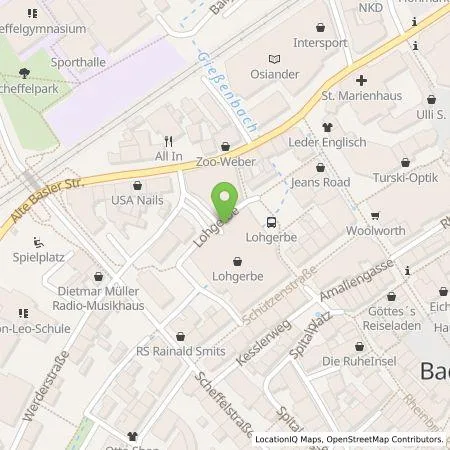 Standortübersicht der Tankstelle Parkraumgesellschaft Baden-Württemberg GmbH in 79713 Bad Säckingen