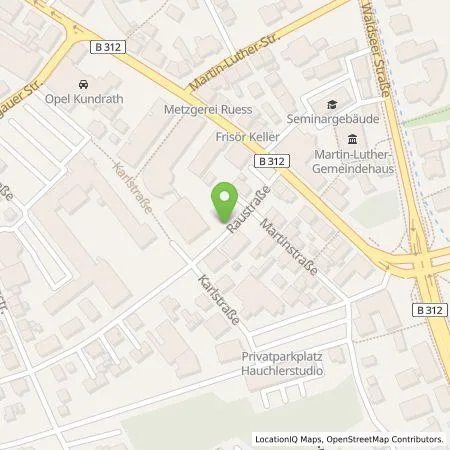 Standortübersicht der Tankstelle Parkraumgesellschaft Baden-Württemberg GmbH in 88400 Biberach an der Riß