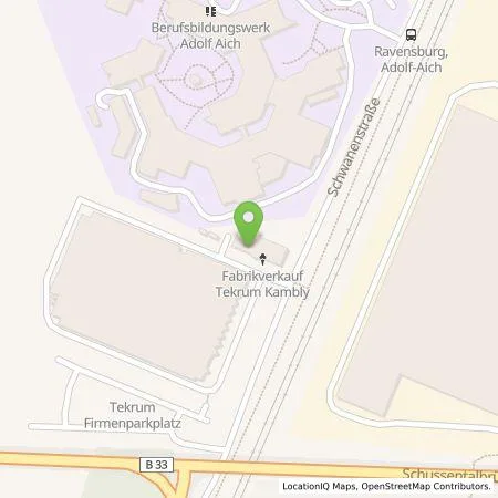 Standortübersicht der Tankstelle Jöchle Mobility GmbH in 88214 Ravensburg