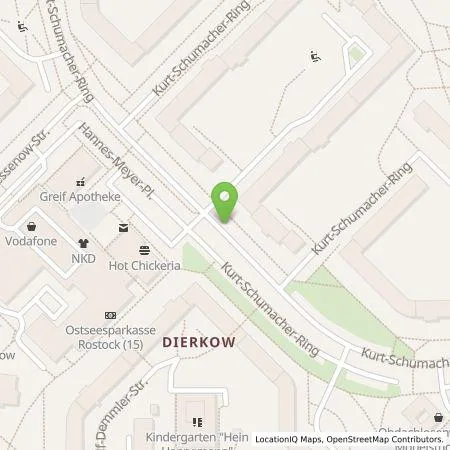 Standortübersicht der Tankstelle Stadtwerke Rostock AG in 18146 Rostock