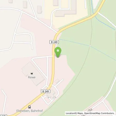 Standortübersicht der Tankstelle TEAG Mobil GmbH in 99713 Ebeleben