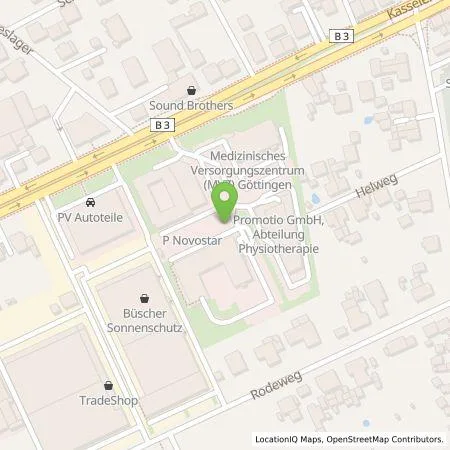 Standortübersicht der Tankstelle TankE GmbH in 37081 Göttingen