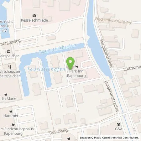 Standortübersicht der Tankstelle TankE GmbH in 26871 Papenburg