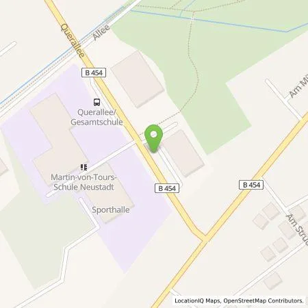 Standortübersicht der Tankstelle TEAG Mobil GmbH in 35279 Neustadt (Hessen)