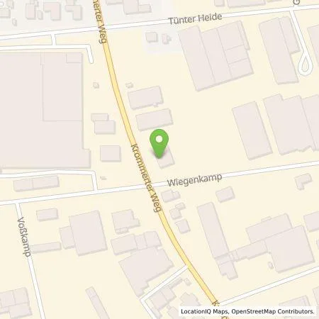 Standortübersicht der Tankstelle Triiitech Fußbodentechnik GmbH in 46414 Rhede