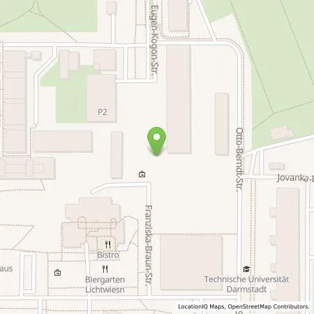 Standortübersicht der Tankstelle Entega Plus GmbH in 64287 Darmstadt