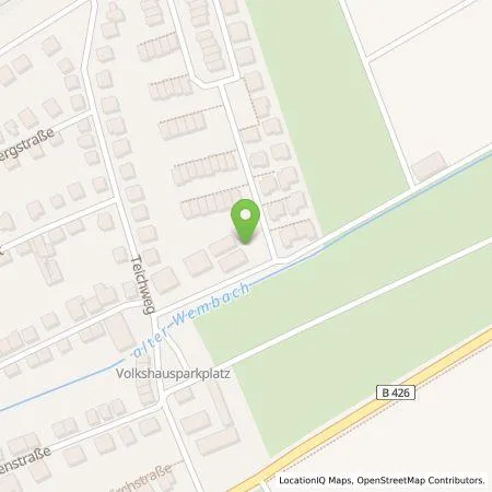 Standortübersicht der Tankstelle Entega Plus GmbH in 64354 Reinheim